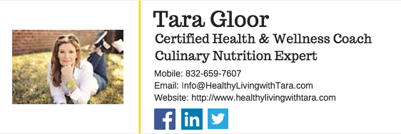 Tara Gloor Health Coach Signature