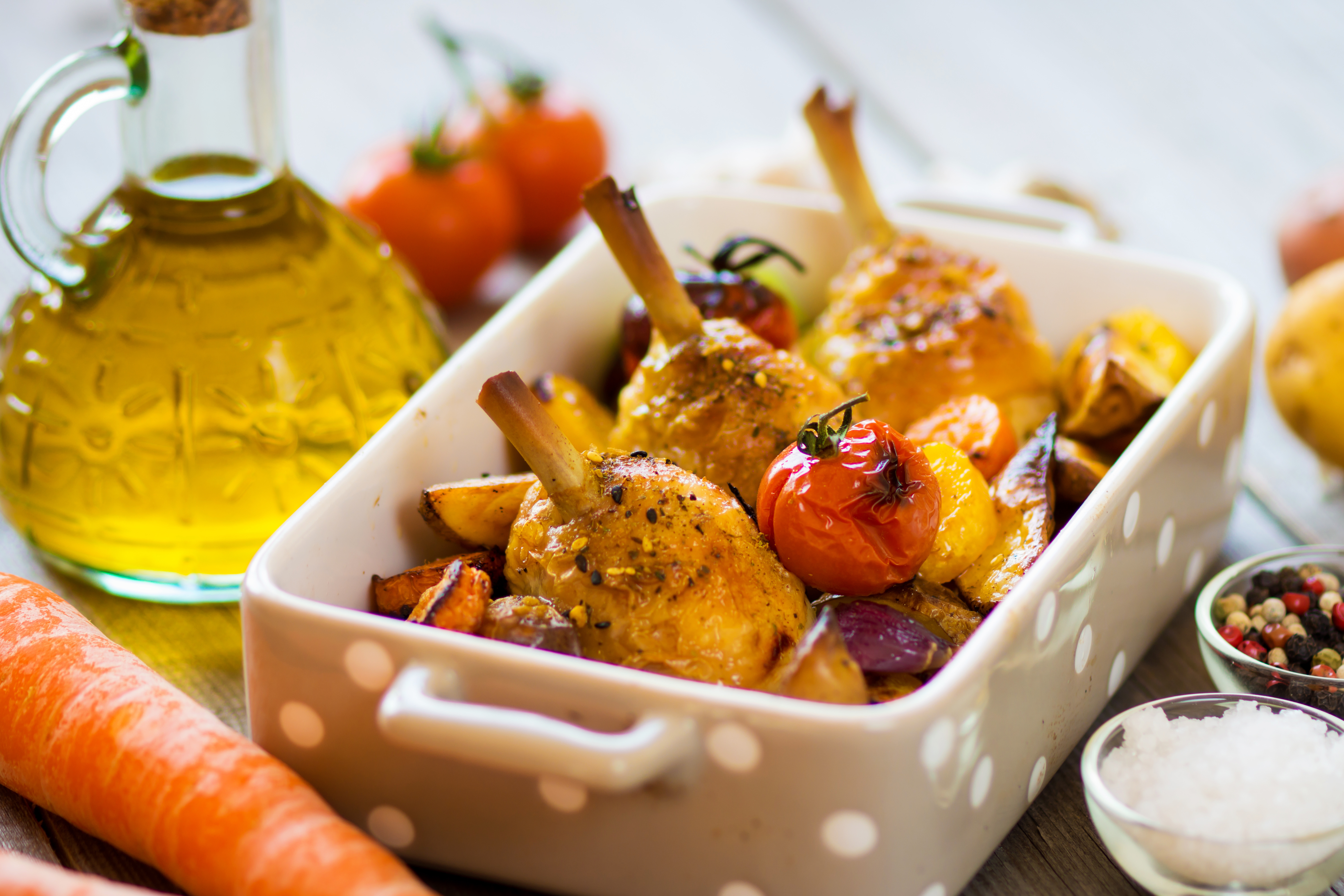 Baked Chicken with Date & Quinoa